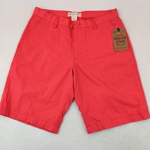 Redwood Creek Men’s Comfort Cotton Shorts  Pink Red  Size 30 New